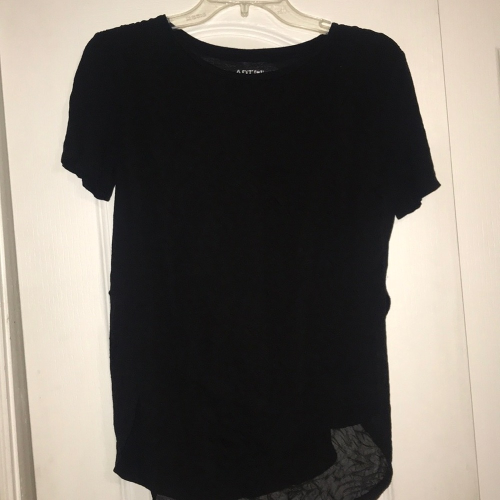 Simple black short sleeve shirt